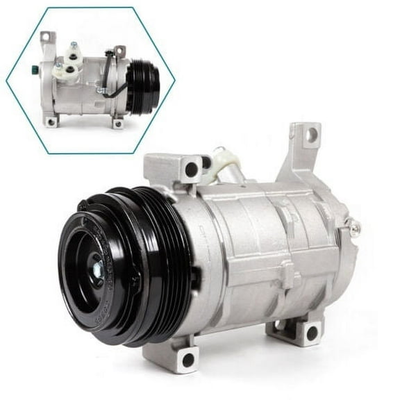 Air A/C AC Compressor W/ Clutch For Cadillac Chevrolet GMC Sierra 1500 4.8L 5.3L