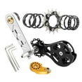 thumbnail image 1 of DYNWAVECA Bike Single Speed Conversion Kit, Chain Tensioners Portable Repairing Easy Installation Speed Converter Single Speed Cassette Silver 16T, 1 of 10