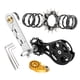 thumbnail image 1 of Kit de conversión de bicicleta de una sola velocidad para reparación de ruedas libres de bicicleta, piezas de aleación de aluminio Plata 16T, 1 of 9