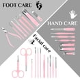 thumbnail image 3 of Set de manicura MINKINH de 26 piezas con herramientas y estuche de acero inoxidable, 3 of 9