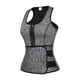 thumbnail image 1 of Chaleco de soldadura en caliente Zulema Chaleco neopreno Fajas para grasa del vientre Gris XXL, 1 of 8