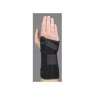 Med Spec Wrist Lacer, 8" Black - Small Right