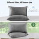 thumbnail image 2 of Set de 2 Almohadas Puredown de Tamaño Estándar con Espuma Viscoelástica Desmenuzada, 2 of 7