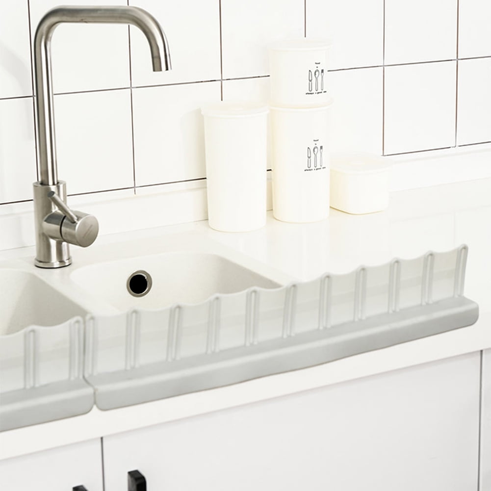 Sink Water Splash Guard Bathroom Splashproof Baffle Board for Kitchen