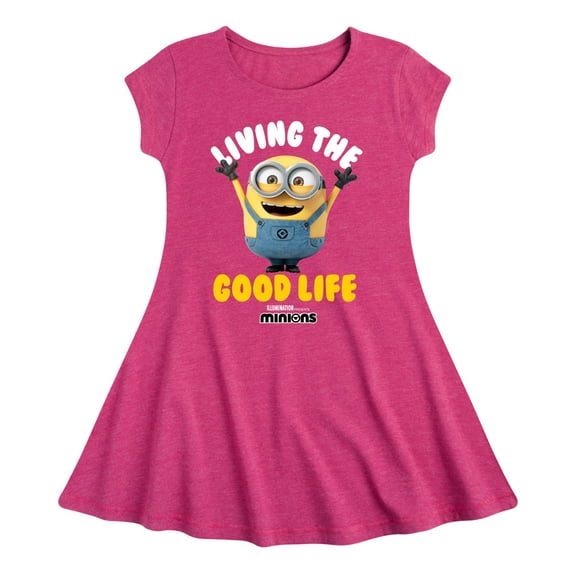 Despicable Me Minions - Living The Good Life - Toddler & Youth Girls Fit & Flare Dress