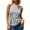 Grey, variant on Tank Tops for Women Halter Neck Summer Loose Rocker Sleeveless Casual Shirts Blouses Camis Top