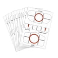 thumbnail image 3 of jinwen 10 x Golf Driver Impact Tape Labels Golf Swing Straight Practice Learning Device, 3 of 9