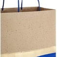 thumbnail image 4 of 13" Large Paper Gift Bags (Pack of 6 - Blue & Kraft) for Hanukkah, Birthdays, Weddings, Graduations, Father's Day, Baby Showers, Bridal Showers, 4 of 4