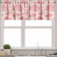 thumbnail image 3 of Ambesonne Romance Valance & Curtain, Pink Flowers and Leaves, 55"x36", Pink, 3 of 6