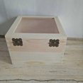 thumbnail image 2 of 2026 Glass Lid Christmas Wooden Gift Box Immortalized Flower Storage Box Collection Glass, 2 of 3