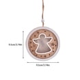 thumbnail image 3 of Yuarrent Adorno de escritorio Decoración de Colgante de Navidad Tamaño compacto Accesorios para el hogar Artesanía Accesorios para Kits de decoración para fiestas patrón de ángel, 3 of 6