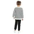 thumbnail image 3 of KYAIGUO Toddler Kids 2Pcs Fall Winter Sweatshirt Sweatpants Outfits for Boys Girls,Baby Casual Long Sleeves Pullover Sweatsuit Top+ Jogger Pants Set Little Boys Girls Tracksuits for 3M-5Y, 3 of 6