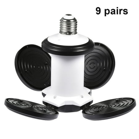 

TXRLCON 60W LED Garage Light Soccer Shape Warm White Workshop Lighting 85-265V 4800LM Deformable Garage Light New 9pair
