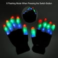 thumbnail image 4 of Guantes LED, guantes luminosos para niños, guantes luminosos de 6 modos para fiestas, bailes, festivales, Navidad, noche de hogueras, obsequios, regalos de fiesta de cumpleaños infantiles, correr,, 4 of 7