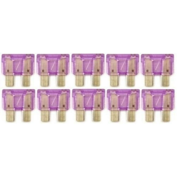 DNF 10 Pack 3 AMP ATC Blade Style 12V Automobile Fuses