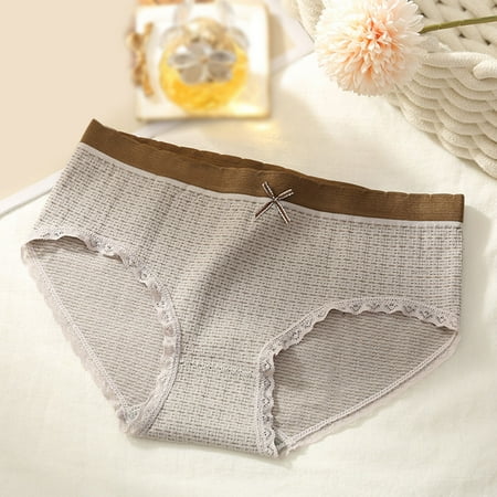 

Quealent Womens Boxer Briefs Briefs Ice Sexy Crotch Silk Seamless Underwear G-Strings Women Women s Panties Purple One Size