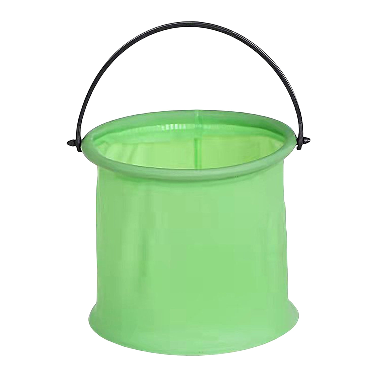 Mini Beach Bucket Folding Brokenproof Happy Summer Sand Bucket Kids