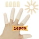 thumbnail image 1 of Protector de dedos, dedos de gel, protección de dedos (14 piezas), nuevo material, protección de dedos de mano, dedo de silicona, ideal para dedos en gatillo, agrietamiento de dedos, artritis de dedos Excelente Rendimiento, 1 of 5