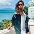 thumbnail image 6 of Whale Chiffon Hair Scarf for Women, Lightweight Breathable Silk Scarf, 180*73 inches, Head Wrap for Summer and Fall Fashion, 6 of 6