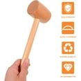 thumbnail image 3 of CATPAN Mini Wooden Hammer Wood Meat Mallet Tenderizer Pounder for Kitchen Crab Lobster Seafood Cracking Beef Chicken Marinating Prep Tool Cute Beating Gavel for Breakable Chocolate Heart, 3 of 9