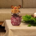 thumbnail image 3 of Liquidación Total, Adornos navideños Bolsas de Nochebuena Bolsas de regalo de Navidad Bolsas de dulces navideños Bolsas de regalo bordadas de lino navideño Akmoler, 3 of 7
