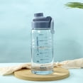 thumbnail image 4 of Termos para agua Botella deportiva de 1500 ML con filtro para botella de agua, taza para beber de verano (azul), 4 of 5