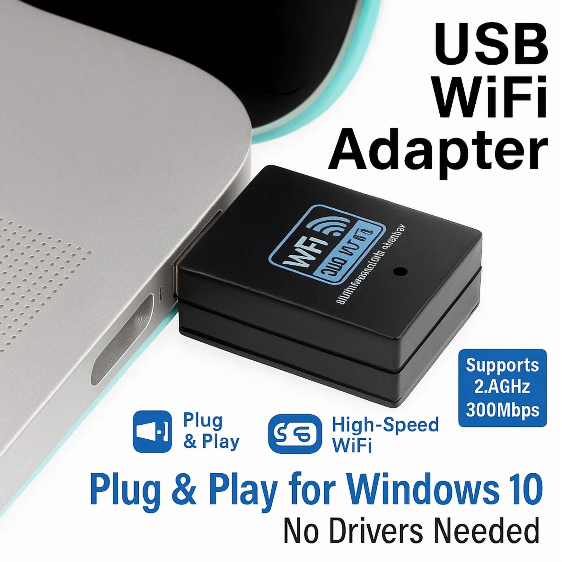 CRESTIN- Router Inalambrico Receptor De Internet Controlador Adaptador Wifi Usb Wifi 5Ghz