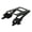 B Black Set, variant on Motorcycle Two Up Luggage Rack Docking Hardware For Harley Touring Road King Electra Glide 2014-2024