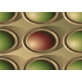 thumbnail image 1 of Ahgly Company Machine Washable Indoor Rectangle Transitional Brown Area Rugs, 2' x 5', 1 of 7