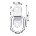 thumbnail image 2 of QUMIIRITY Trailer D Rings Heavy Duty 10Pcs Silver Galvanized Iron for Cargo Securing Transportation, 2 of 7