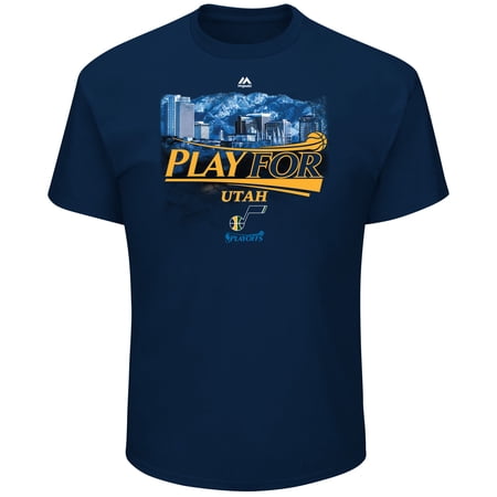 Utah Jazz NBA Smoothness Skyline Tee (Navy)