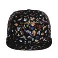 thumbnail image 2 of Balery Baseball Cap Flat Bill Hats for Men Adjustable Size for Running Workouts and Outdoor Activities All Seasons Dad Hat(Butterfly1 ), 2 of 9