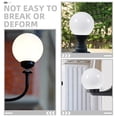 thumbnail image 3 of AURARMLET Abat-Jour Extérieur en Acrylique Blanc Rond Globe de Remplacement pour Luminaires de Rue, 3 of 8