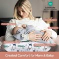 thumbnail image 3 of Bimocosy Nursing Pillow for Baby Boys Girls, Breastfeeding Pillows, Baby Support Pillow for Nursing, Bottle Feeding, Tummy Time with Machine Washable Cover & Breathable Filling (Crocodile), 3 of 5