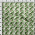 thumbnail image 4 of oneOone Cotton Poplin Green Fabric Animal Craft Projects Decor Fabric Printed By The Yard 42 Inch Wide, 4 of 4