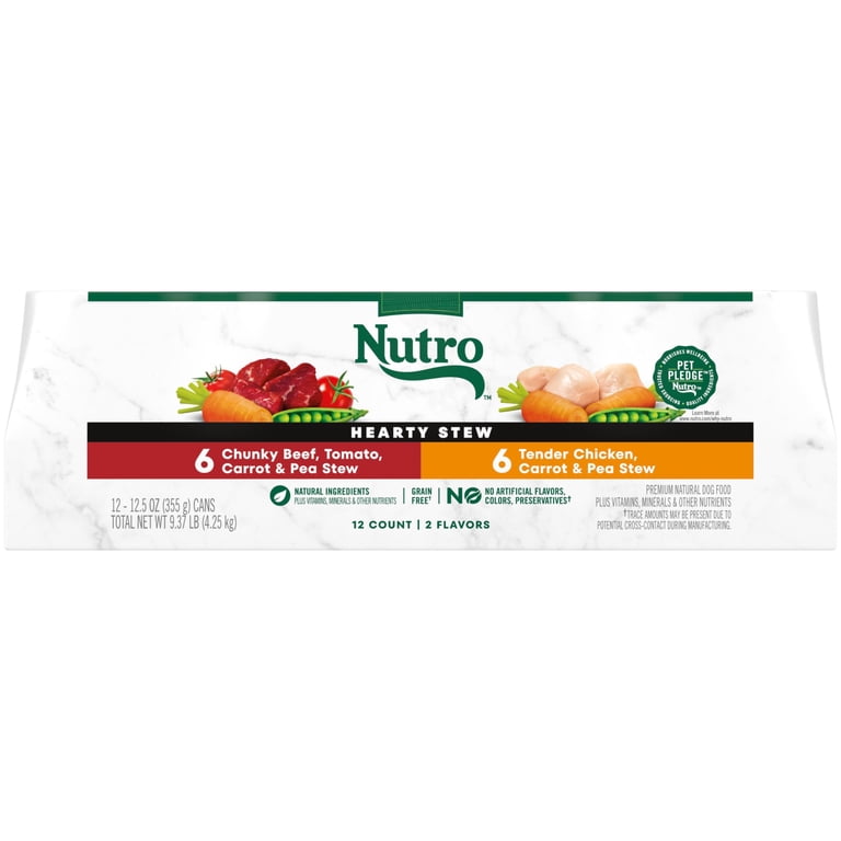 Nutro Natural Choice Cuts in Gravy Wet Dog Food Variety Pack, 12 x 3.5 oz photo 1