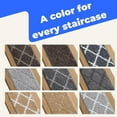 thumbnail image 2 of MBIGM Carpet Stair Treads Non-Slip for Indoor Steps, Soft Plush Polyester Stair Runners, Light Gray / White, 15 Pack, 2 of 8
