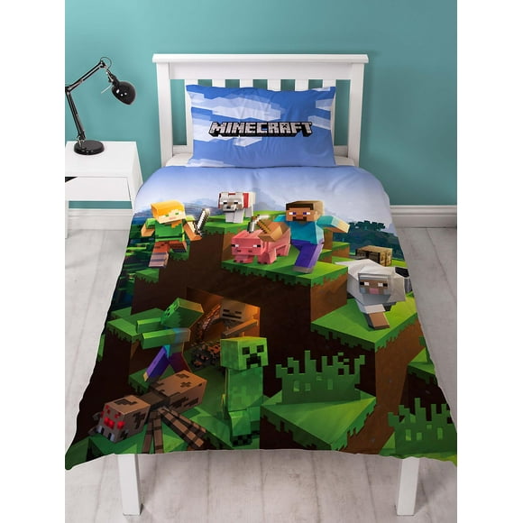 Minecraft Epic Duvet Cover and Pillowcase Set