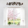 thumbnail image 5 of norband Metal Flower Wall Decor Vintage Spring Metal Flower Wrought Iron Scroll Sculpture 15.7''x3.7'' Farmhouse Leaf Wall Decor with Nails for Summer Bedroom Kitchen Indoor Outdoor(Black), 5 of 12