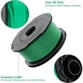 thumbnail image 3 of Premium Replacement Spools and Cap for BLACK & DECKER GH3000 String Trimmer Premium  Replacement Parts – 6 Spools + Cap, Durable 7-Piece Set, 3 of 9
