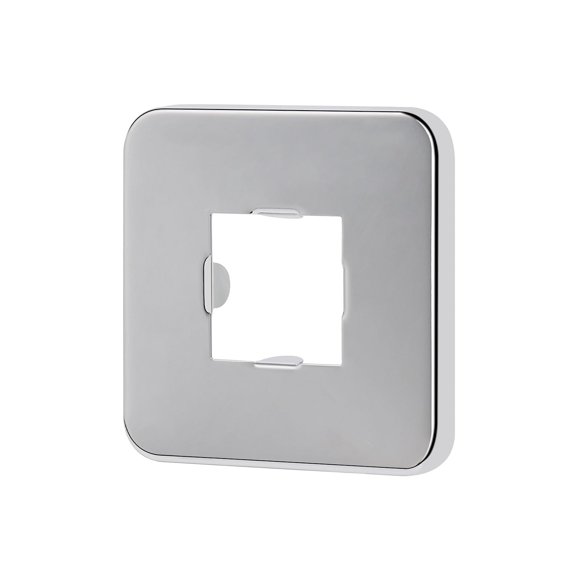 Brida para brazo de ducha BathAce de acero inoxidable cromado de 2 cm