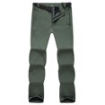 thumbnail image 4 of Pantalones de exterior para hombre, resistentes al viento, impermeables, gruesos, cálidos, de caparazón suave, para escalada, de forro polar, para mujer, 4 of 6