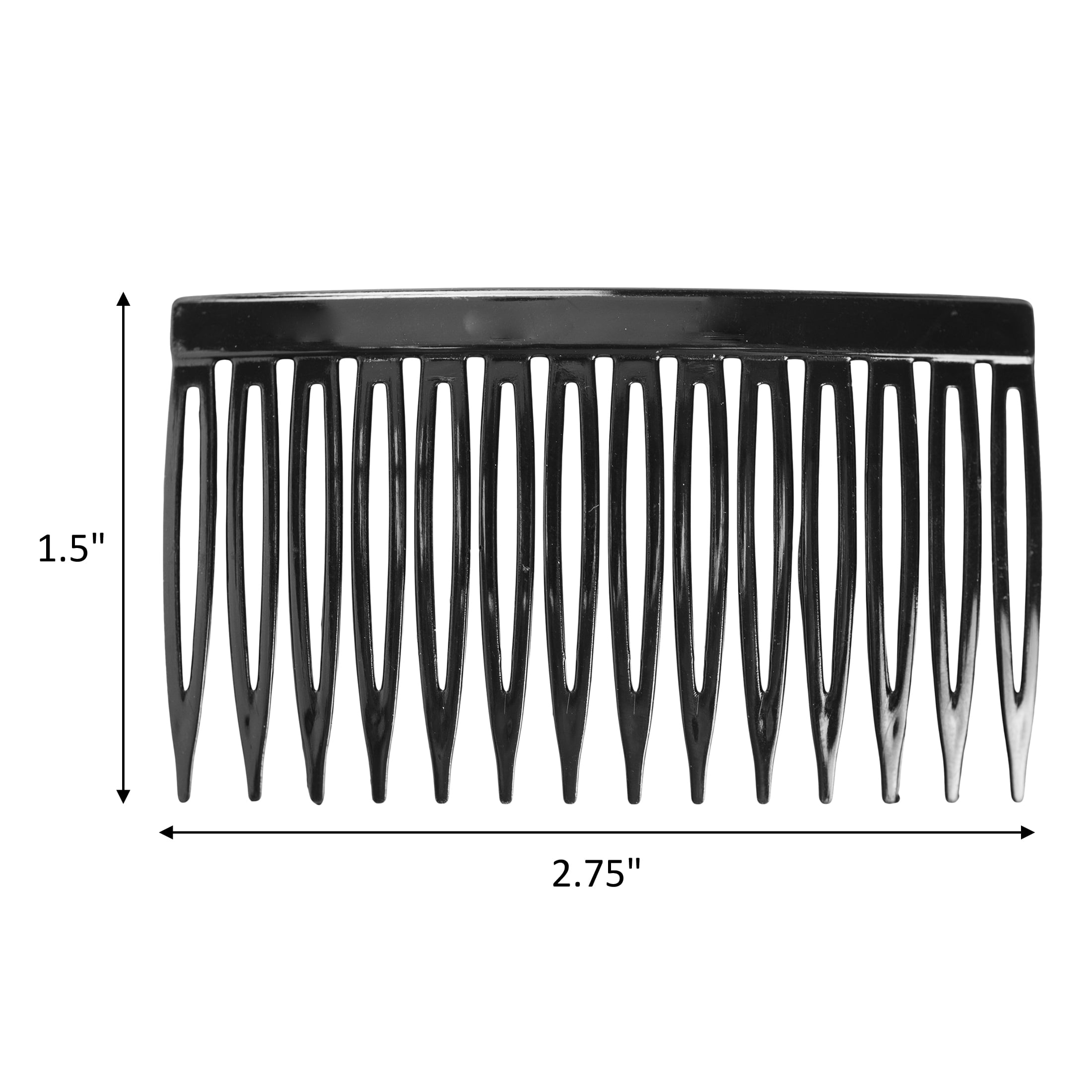 Scunci Banana Clip Combs Tortoise, Clear and Black