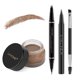 thumbnail image 1 of Kit de maquillaje LAVONE para cejas con microblading impermeable, color castaño, 1 of 7