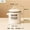 White, variant on Bacon Grease Saver, 3.5 Liter Grease Container for Kitchen, Cooking Oil Bacon Fat Storage Can Jar, Farmhouse Style Grease Holder, Large Capacity Enamel Pot, Dishwasher Safe