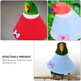 thumbnail image 2 of MasteelfCA 2Pcs Pet Small Birds Parrots Anti-Scratch Recovery Collar with Bow Embellishment, 2 of 8