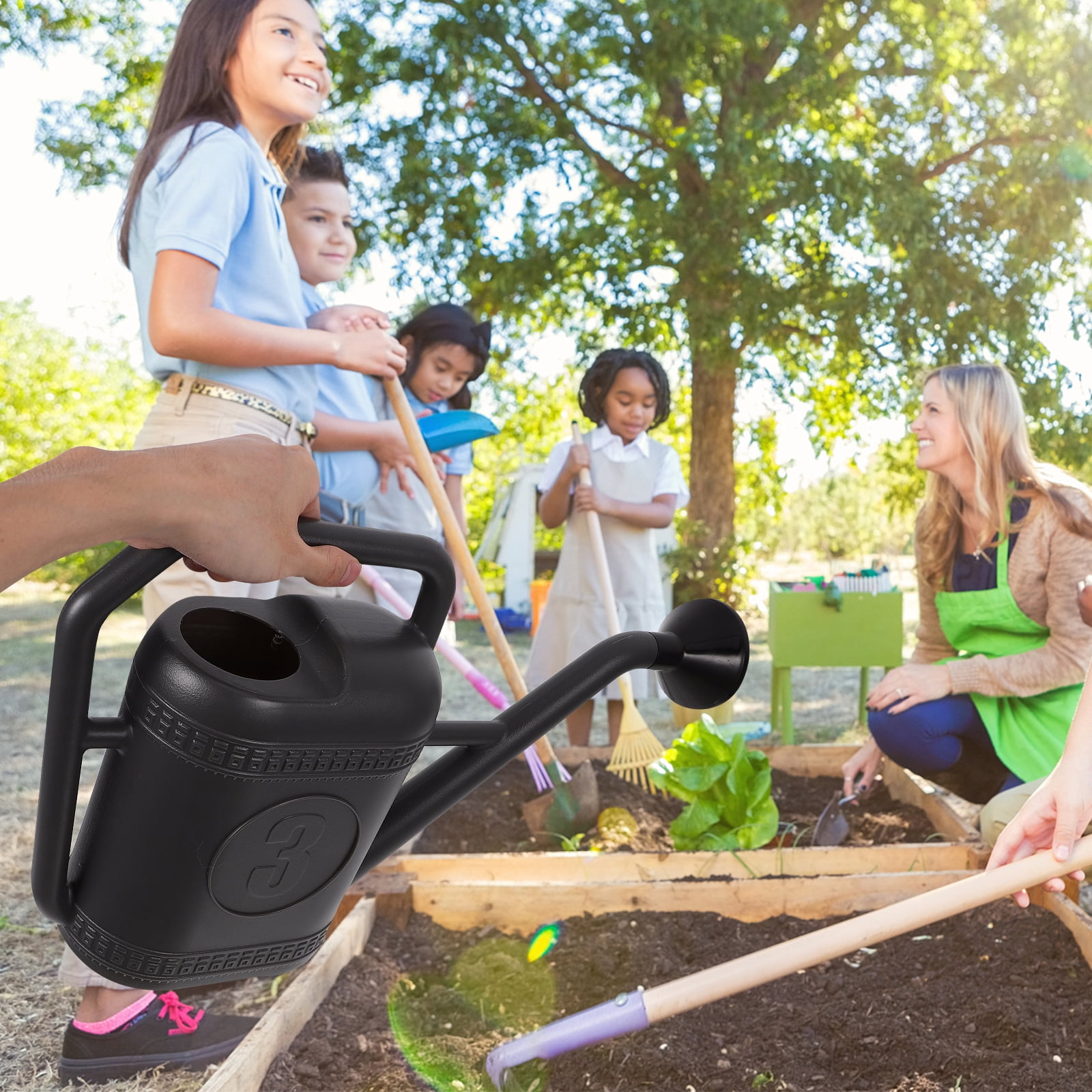 Shoot Vegetable Watering Can Watering Pot 40.00X28.00X10.00CM Grey