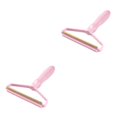 thumbnail image 2 of Injueey Eliminador de pelusas Plástico Metal Ropa Cepillo de tela Manual Portátil Rodillo para eliminar el cabello ty Rosado 2piezas Injueey CBP051072, 2 of 6