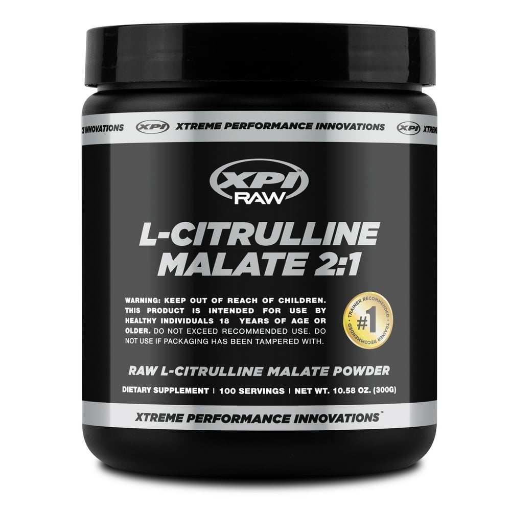 XPI RAW LCitrulline Malate (21) Powder 300 Grams