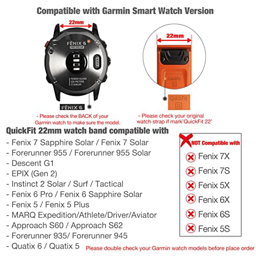 væbner modtage besøg Abanen Hook and Loop Quick Dry Watch Band for Fenix 6/Fenix 5/ Fenix 7/EPIX  2, 22mm Woven Nylon Ultralight Sport Wristband Strap for Garmin Fenix 6  Pro/Sapphire,Instinct,Forerunner 955 (Black) - Walmart.com